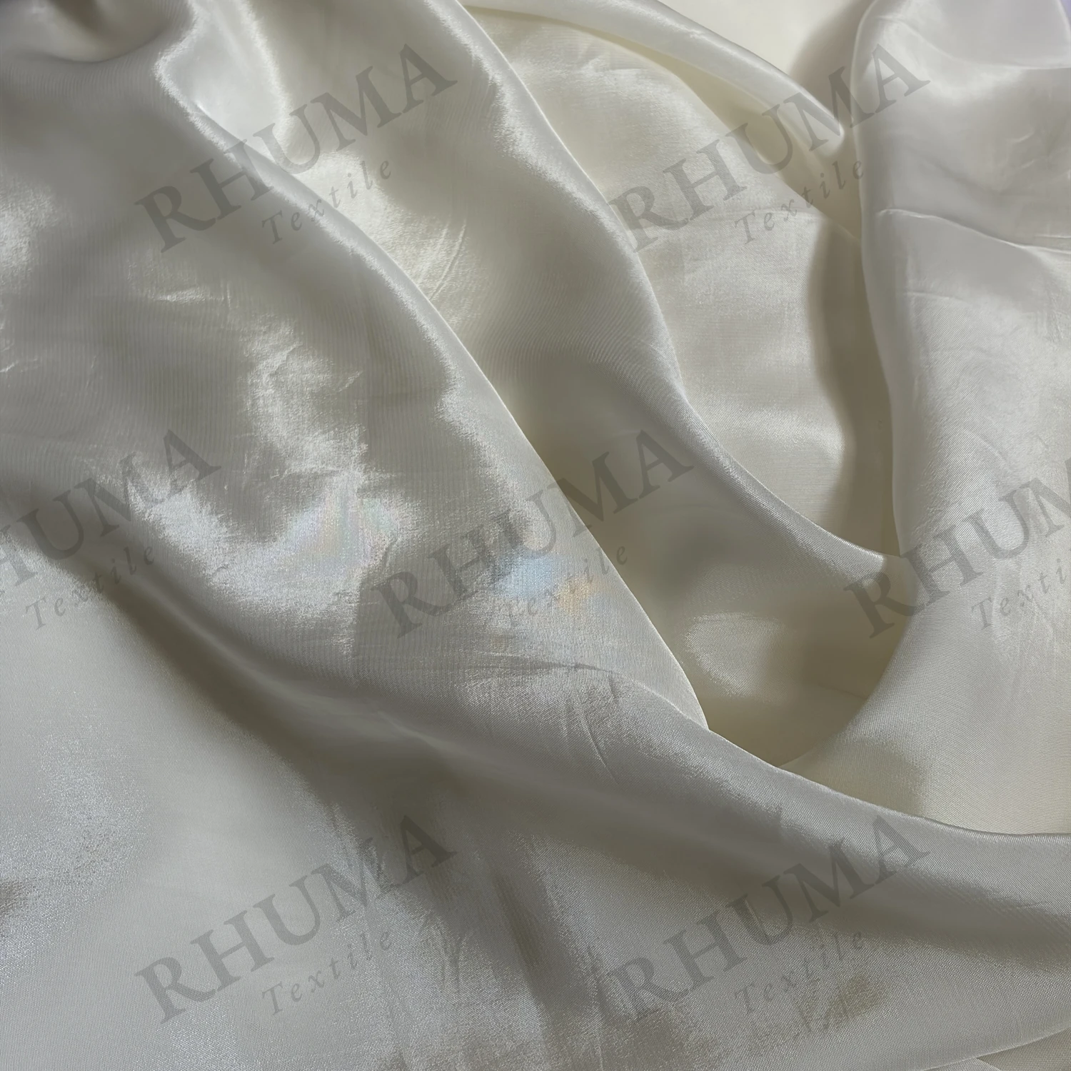 Viscose Natural Crepe Fabric Detail 3